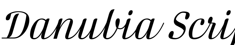 Danubia Script Font Download Free